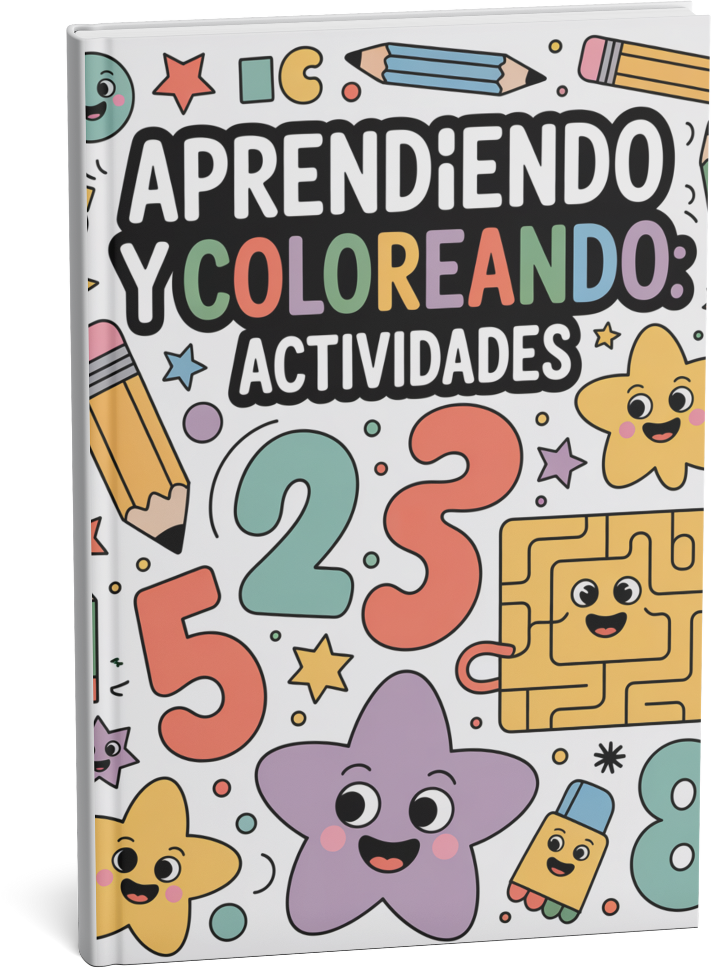 ⭐ Kit Creativo Infantil – 7 Libros para Aprender, Colorear y Jugar (600+ Páginas)